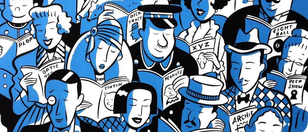 Lesen und lesen lassen: Die Illustration zu unserer Comic-Kür stammt von dem kanadischen Zeichner Seth.