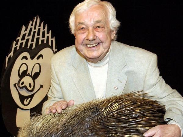 Frontstadtkommentator. Wolfgang Gruner, das Stachelschweine-Urgestein, hier auf einer Aufnahme von 2001.
