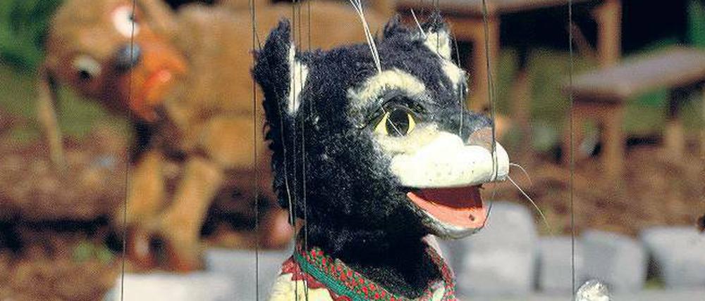 Mehr als eine Marionette. Kater Mikesch in der Neuverfilmung von 1985.