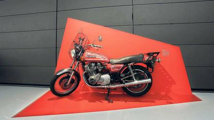 Von dieser Suzuki GS 750 aus wurde 1977 Siegfried Buback erschossen.