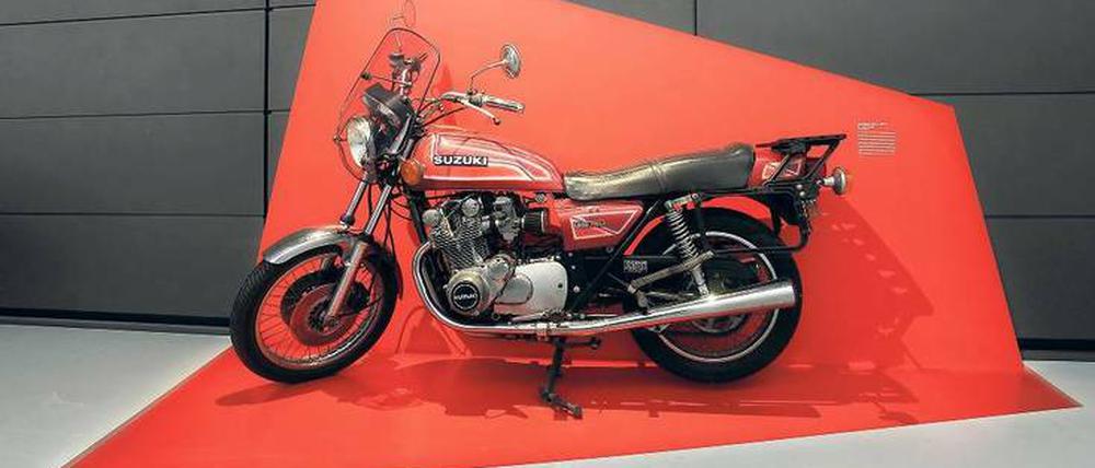 Von dieser Suzuki GS 750 aus wurde 1977 Siegfried Buback erschossen.