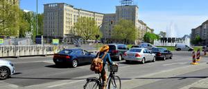 Die Karl-Marx-Allee wird seit 2018 umgebaut. 