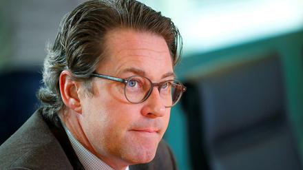 Verkehrsminister Andreas Scheuer (CSU). 