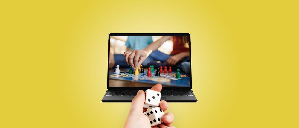 Viele Spiele lassen sich auch online spielen - und selbst auf Brettspiele müssen Sie nicht verzichten.