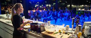 Die Eat&amp;Style ist eine Mischung aus Messe, Show und Festival. Es wird live gekocht. 