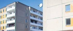 Keiner da: Nicht nur in dieser Plattenbausiedlung in Frankfurt an der Oder, sondern auch in vielen anderen Gemeinden Ostdeutschlands kehren die Bewohner ihrer Stadt den Rücken. Dem Osten droht ein gewaltiger Leerstand. 