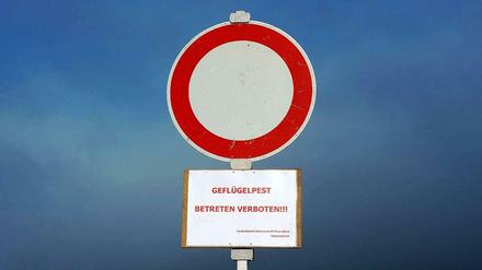 Sperrbezirk: Behörden kämpfen gegen die Vogelgrippe.