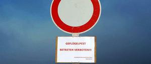 Sperrbezirk: Behörden kämpfen gegen die Vogelgrippe.
