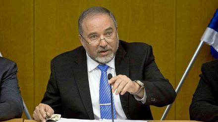 Israels Außenminister Avigdor Lieberman.