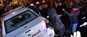 In Ferguson kam es nach der Entscheidung der Jury zu Ausschreitungen.