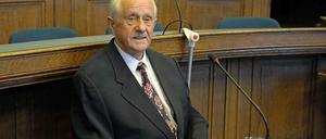Karl-Heinz Kurras 2009 im Gericht. 