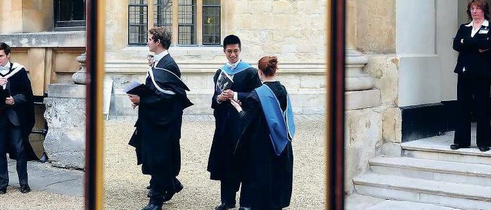 Teures Studium. Ein Jahr an einer Uni (hier Oxford) kostet bis 9000 Pfund.