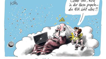 HIMMEL NOCH MAL. Eine von 200 Karikaturen aus dem Stuttmann-Jahrbuch.