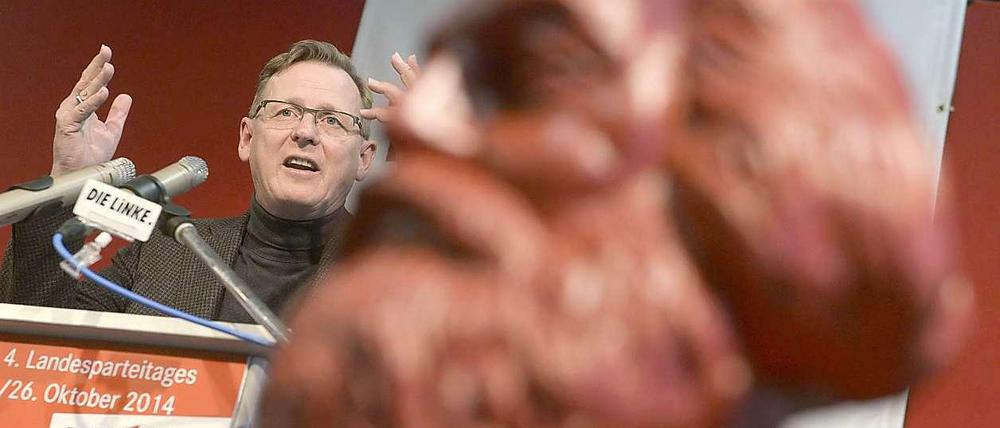 Bodo Ramelow im Oktober auf einem Landesparteitag der Linke Thüringen in Bad Salzungen