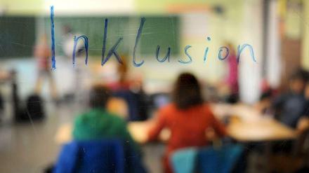 Unter dem Stichwort "Inklusion" sollen behinderte und nicht-behinderte Kinder gemeinsam lernen. 