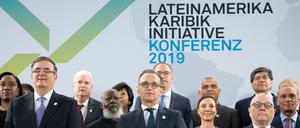 Außenminister Heiko Maas bei der Lateinamerika- und Karibik-Konferenz.