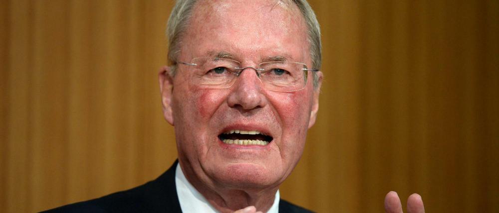 Der deutsche Manager, Verbandsfunktionär und politische Publizist Hans-Olaf Henkel.