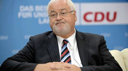 Schleswig-Holsteins Ministerpräsident Peter Harry Carstensen