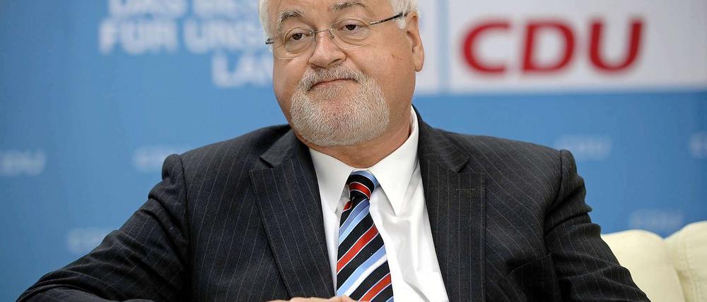 Schleswig-Holsteins Ministerpräsident Peter Harry Carstensen