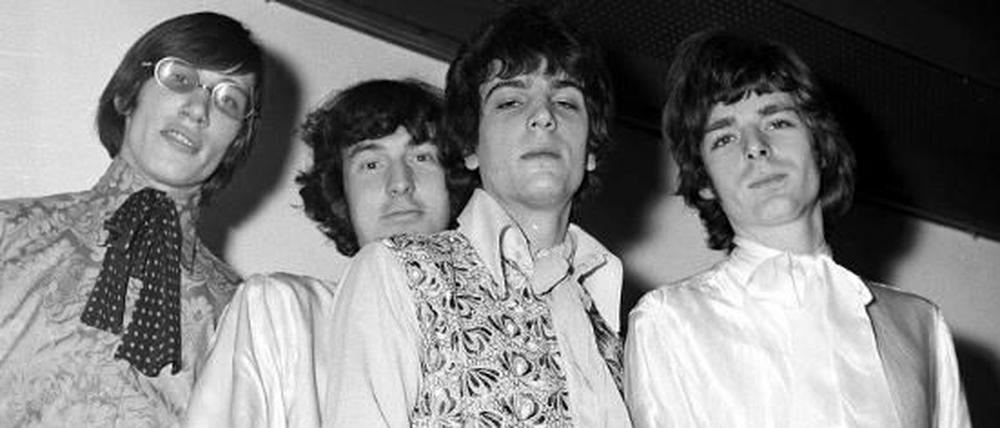 Pink Floyd 1967: Roger Waters, Nick Mason, Syd Barrett, Rick Wright.