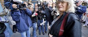 Viel Aufmerksamkeit für Alice Schwarzer beim Auftakt des Kachelmann-Prozesses.