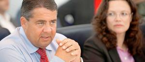SPD-Parteichef Sigmar Gabriel und Generalsekretärin Andrea Nahles.