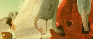 Zu zweit allein: Ein Standbild aus der Filmadaption von „The Lost Thing“.