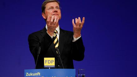 Guido Westerwelle beschwört die Einheit der Liberalen.