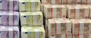 Berge von Geld. Die Haushälter in Deutschland erwartet in den kommenden Jahren ein ordentliches Einnahmeplus bei den Steuern.
