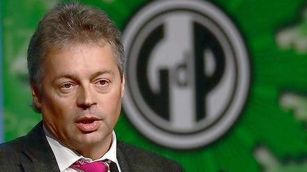 Bernhard Witthaut ist seit vergangenem Jahr Bundesvorsitzender der Gewerkschaft der Polizei.