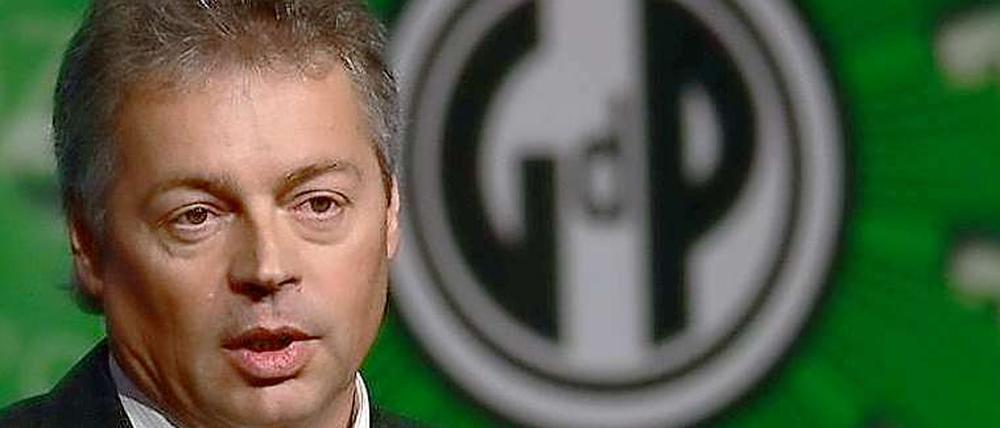 Bernhard Witthaut ist seit vergangenem Jahr Bundesvorsitzender der Gewerkschaft der Polizei.
