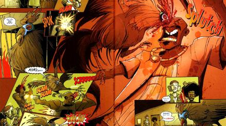 Mensch vs. Tier. In der Serie "Chew" geht es mitunter schwer blutig zu.