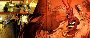 Mensch vs. Tier. In der Serie "Chew" geht es mitunter schwer blutig zu. 