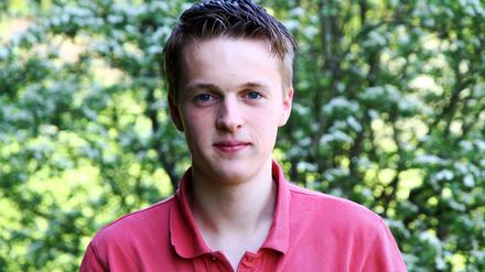 Benjamin Scholz, Schülerreporter der "Paralympics Zeitung".