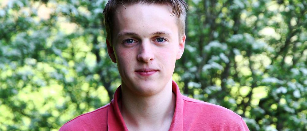 Benjamin Scholz, Schülerreporter der "Paralympics Zeitung".