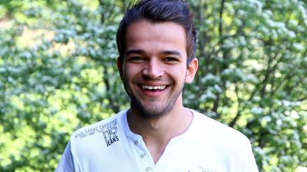Nicolas Feißt, Schülerreporter der "Paralympics Zeitung".