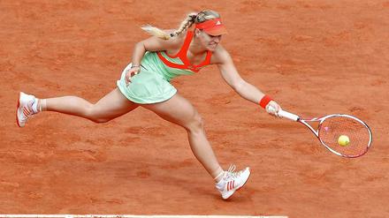 Alles gegeben, aber am Ende gescheitert. Angelique Kerber hat den Einzug ins Halbfinale der French Open verpasst.