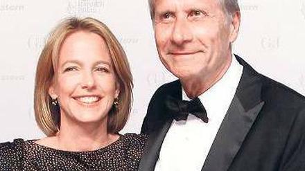 Geballte Medienprominenz. Julia Jäkel und ihr Mann, der frühere „Tagesthemen“-Moderator Ulrich Wickert. 