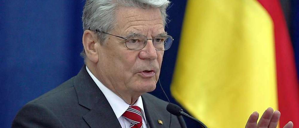 Mit seinen Islam-Äußerungen hat Gauck ein geteiltes Echo erzeugt.
