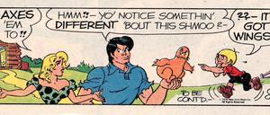 Comic-Schlaraffenland: Ein Strip von 1976.