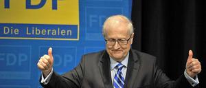 Rainer Brüderle: Als er redet, ist er wieder ganz der Alte.