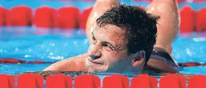 Sanfte Bauchlandung. Ryan Lochte war nicht zufrieden mit sich in Barcelona.