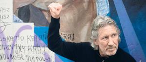 „Well done!“ Roger Waters lobt die Verteidiger der East Side Gallery.