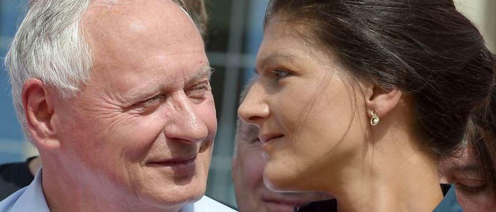Oskar Lafontaine und Sahra Wagenknecht