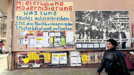 Protest an der Wand. An vielen Stellen im Bezirk findet man Indizien des Wandels.
