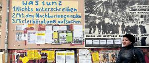 Protest an der Wand. An vielen Stellen im Bezirk findet man Indizien des Wandels.