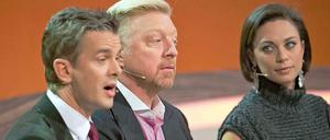 Jahresrückblick 2013 und TV-Kritik - da darf einer nicht fehlen: Markus Lanz (l.). 
