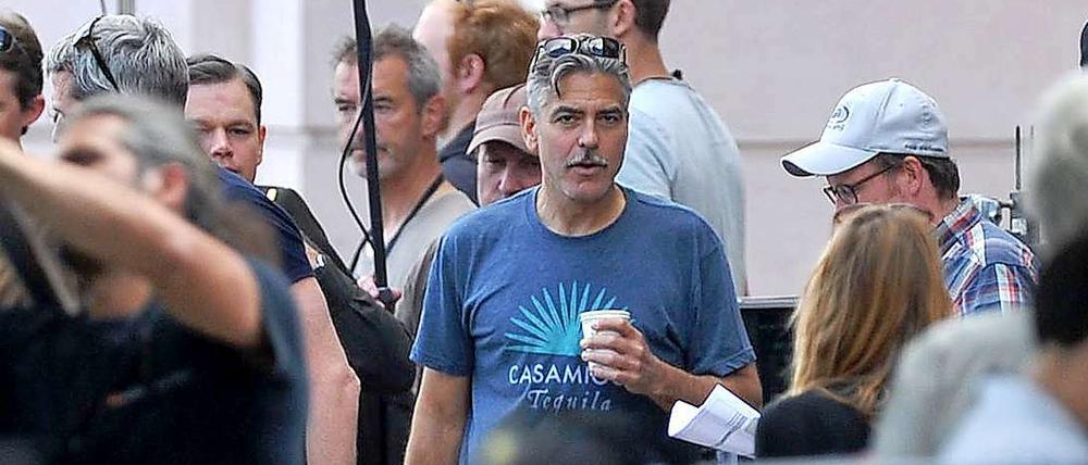 George Clooney drehte im vergangenen Sommer in Berlin, zum Beispiel am Zeughaus, und Babelsberg seinen Film "The Monuments Men", der am Sonnabend auf der Berlinale läuft.