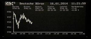 Der Dax am Freitag in den ersten beiden Stunden. 