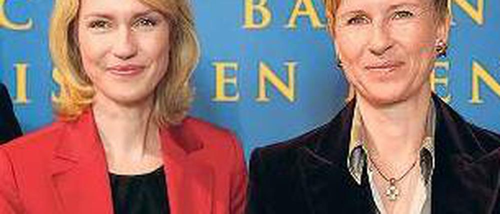 Frauen für Ideen. Familienministerin Manuela Schwesig (links) und Stiftungsvorsitzende Susanne Klatten. 